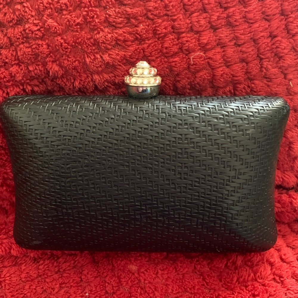 Expression NYC woman’s small clutch hard case bag